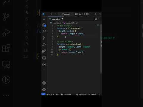 Clean Code - Type Annotations #cleancode #programming #typescript