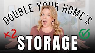 The Storage Secret Your Home Has Been Hiding - DOUBLE Your Space!