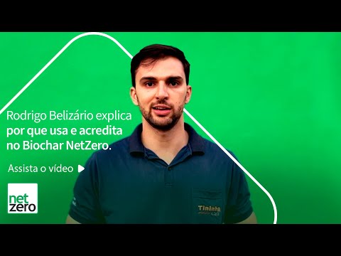 Rodrigo Belizário explica por que usa e acredita no Biochar NetZero.