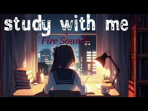 🔥 Study With Me | Cozy Fireplace Crackling | No Timer | Deep Focus & Productivity