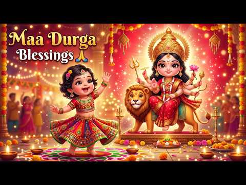Cute Kids Dance on Maa Durga Song | Durga Maa Bhajan for Kids | Navratri Special Video | Cute Baby