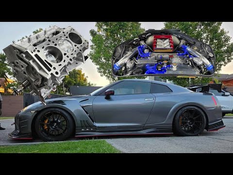 Building a 1200+hp R35 GTR Engine -  VR38 Build!