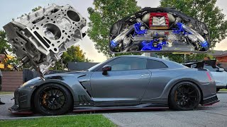 Building a 1200+hp R35 GTR Engine -  VR38 Build!