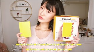 Polaroid Mint Pocket Printer Unboxing + Review vs. Fujifilm instax Printer | Cheryl Goer