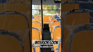 Mahindra cruzio bus bs 6 interior look#mahindra #bus #bs6 #2024#automobile #new