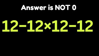 Most People Get This Simple Math Question Wrong!
