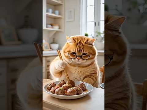 cat is cooking for kitchen || cat cooking videos,|| cat chef cooking videos #shorts #cat #viralshort