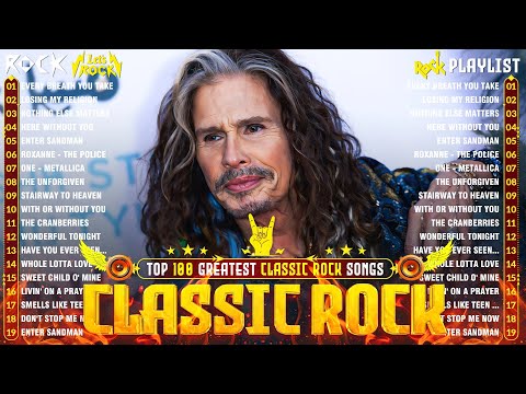 🎺Steven Tyler, Aerosmith, Nirvara, Metallica, Queen 🎙️Greatest Hit Classic Rock Of All Time🎷