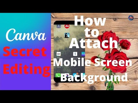 Mobile Screen Background कैसे लगाए #canva application me#howto #editing #backgrond #mobilescreen 🙏📲