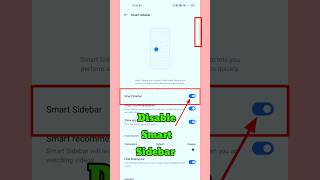 How to disable sidebar floating window setting || #shorts#viral