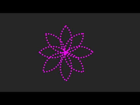 CSS flower demo code