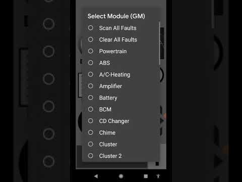 Reading DTCs from a 2002 TrailBlazer with a Veepeak Mini Bluetooth OBD2 adapter & Car Gauge Pro.