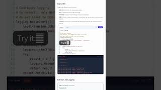 Python Logging - Tutorial — in 30 seconds #Tech #Learn #Tools