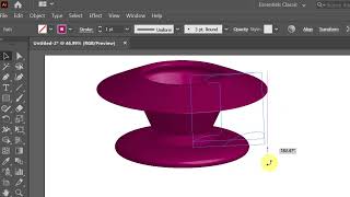 3D Bowl & Cone Shape Design | Adobe Illustrator Tutorial