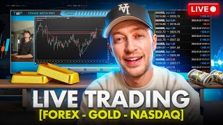 Live Trading Forex, Gold, And Nasdaq (6 Straight Wins ON STREAM)