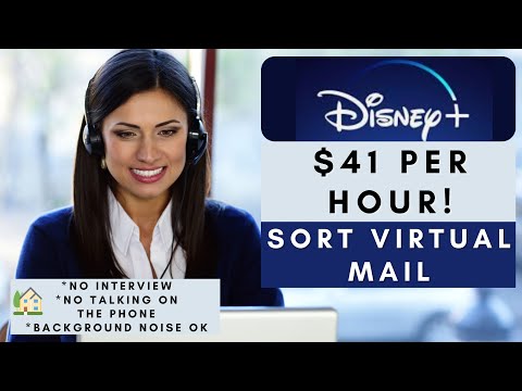 Disney is Hiring Remote! $41 Per Hour No Interview No Phone Remote Work From Home Jobs 2024
