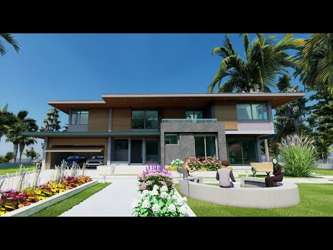 Stunning Sea Side Villa |  building exterior & Interior | drone view | Construction phasing | 4K