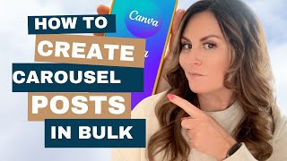 How to Use Canva Bulk Create to Create Carousel Posts for Instagram