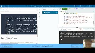 Journey to data analytics | Day 4 - Debugging errors, single & double quotes, & backslash n