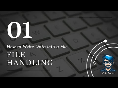 File Handling in C++ | Writing Data to a File | ofstream Basics | Urdu/Hindi