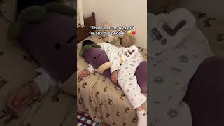Well now it does 😭 #anxietyrelief #plush #sleeping #patting #couplegift
