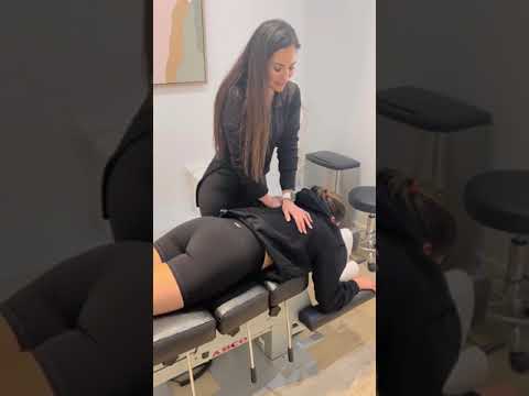 Tail Bone Adjustment// Pain Relief Back Pain Treatment #viralvideo ##chiropractor #chronicpain