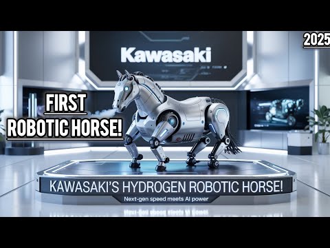 World’s First Hydrogen-Powered Robotic Horse 2025 | Kawasaki CORLEO | Future of AI Robotics