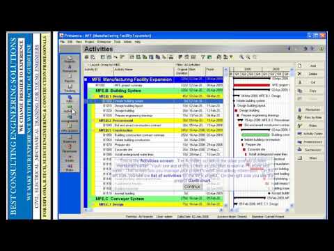 Free Primavera P6 Training Online  Lesson 1 -   Navigating in P6 II URDU lI HINDI  II