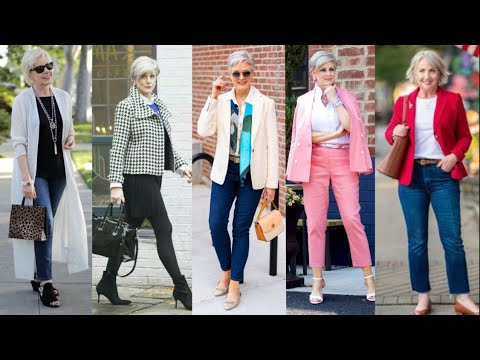Natural Older Woman Over 50 60 70 |New Trends Fashion For Women Dressing #trending