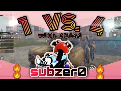 1v4 in classic using m16A4 - realme x7 max.
