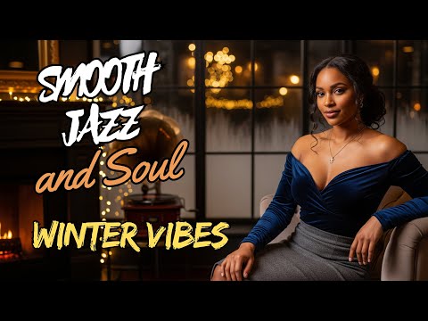 ❄️ Winter Smooth Jazz & Chill R&B – Warm Fireplace Lounge Mix