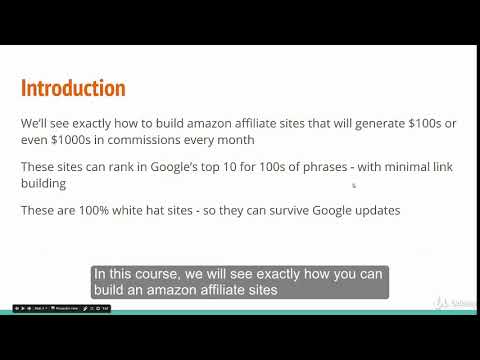Amazon Affiliate Marketing + SEO | 250+ Videos | 18.0 Hours
