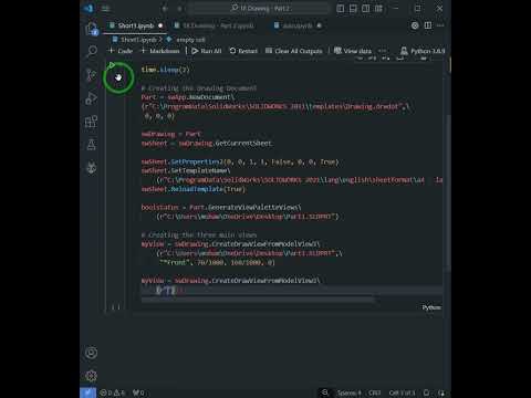 SolidWorks API - Creating Annotations #engineering #solidworks #macro #python