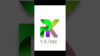 P K Logo design pixellab #3D #logo #design #pixellab #mobile #shorts #youtubeshorts #letterlogo
