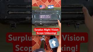 AN/PVS-2 Night Vision Scope unboxing #nightvision #m16 #guntuber