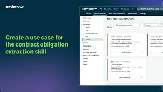 Create a use case for the contract obligation extraction skill