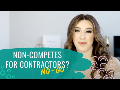 Can you give your contractor a non-compete?