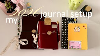 my journaling ecosystem + 2026 set up 🖊️
