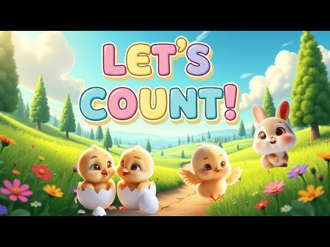 Easter | Spring | Counting 1 to 10 | Fun Numbers Song 🎶|#kidslearning  #easter