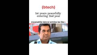 BTech lateral entry comedy video status | btech comedy fun video