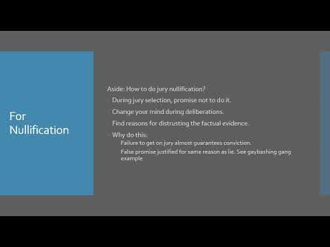 Jury Nullification