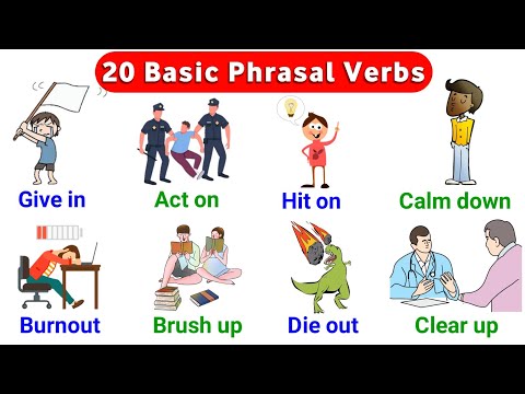 English Vocabulary | 21 Basic Phrasal Verbs | Phrasal Verbs with Sentences | Useful Phrasal Verbs