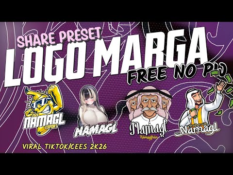 preset logo gl/marga/cc tema ramadhan viral tiktok 2026 free