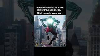 CSS Dev Lore Drop ☕🧙‍♂️ #programming #marvelspiderman2 #memes #spiderman #spiderman2ps5