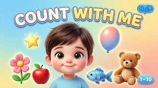 Counting Song 1–10 | Learn Numbers with Fun Objects🌟 #kidssongs #learning #countingsongs #cocomelon