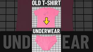 DIY Underwear from Old Clothes | Zero Cost Hack! ✅ #shorts