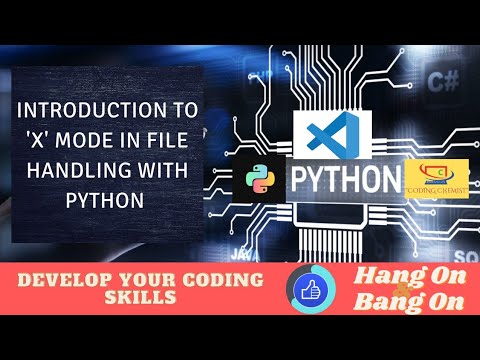 V43 - Introduction to 'x' mode in Python
