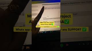 Amity Online MBA Minor Project Work Submission & Tutorial✅MBA/BCA/BBA
