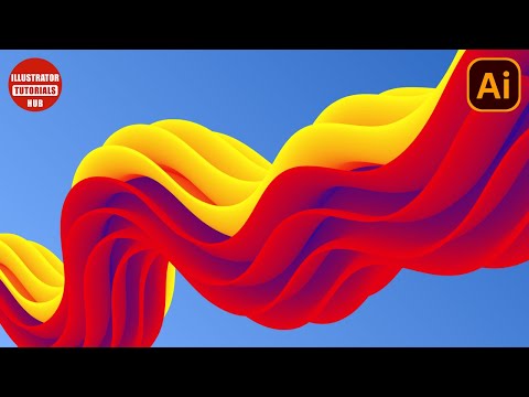 Fluid Design in Illustrator | Fluid Color Abstract Background Illustrator Tutorial