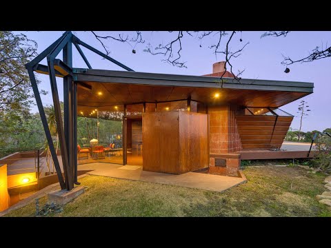 Carling House by  John Lautner. Complete overview and walkthrough.